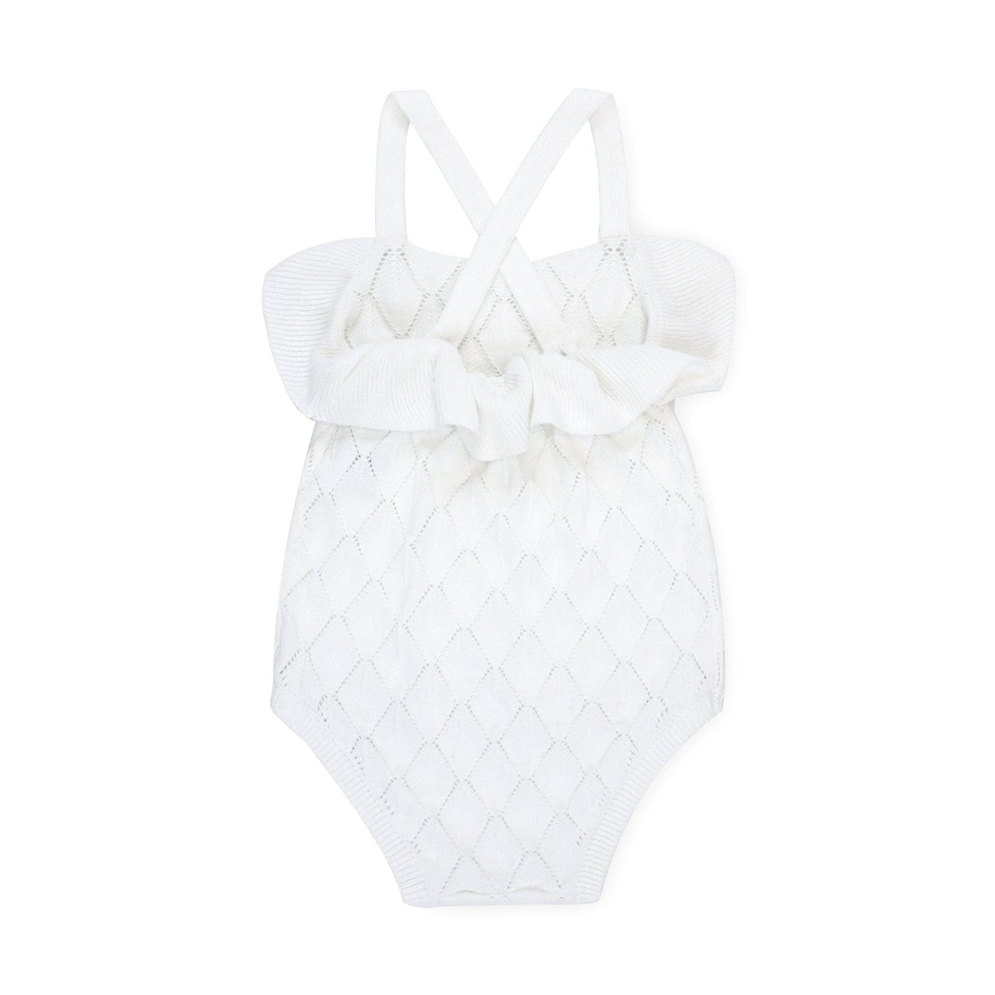 Image of Ruffle Sweater Romper